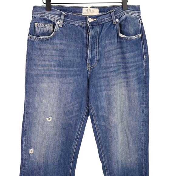 Free People We the Free Maggie Mid-Rise Straight Leg Jeans, size 29 - Picture 2 of 8